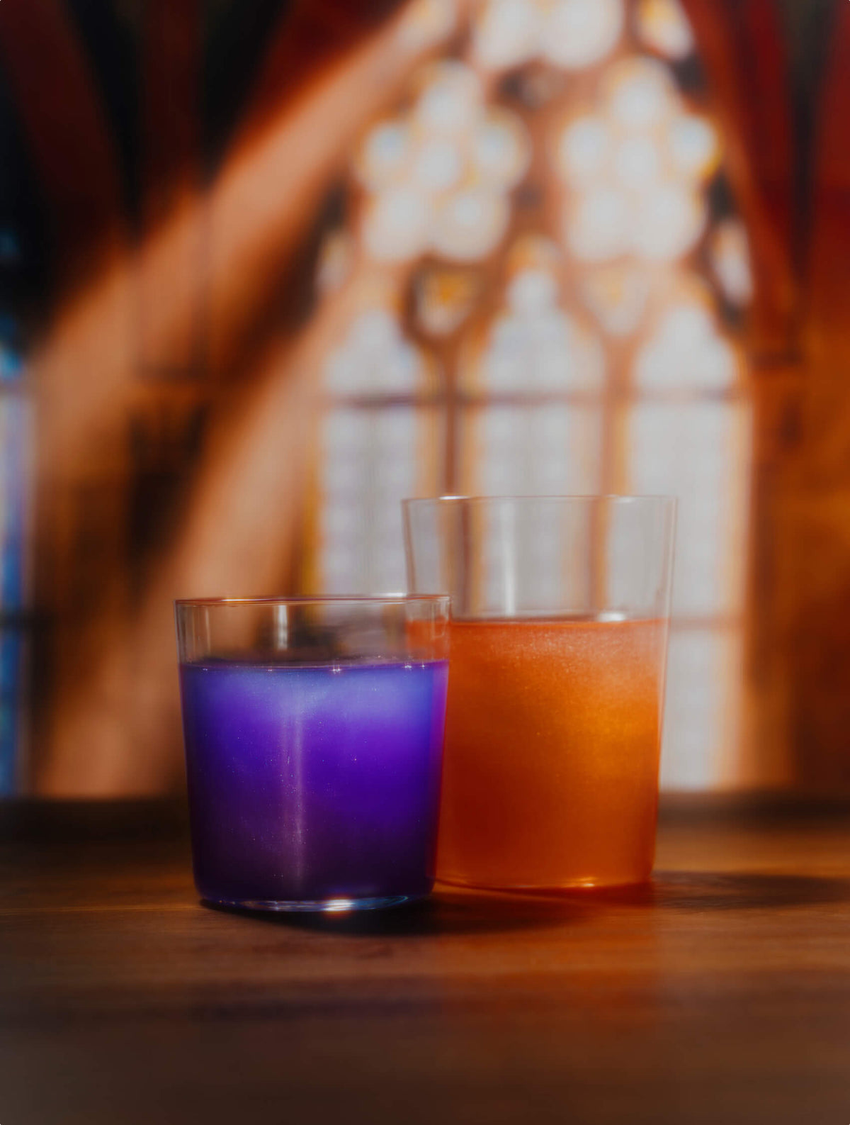 Starlit Waters Duo - Velvet Hammer - Poured & mixed into a glass in a fantasy realm