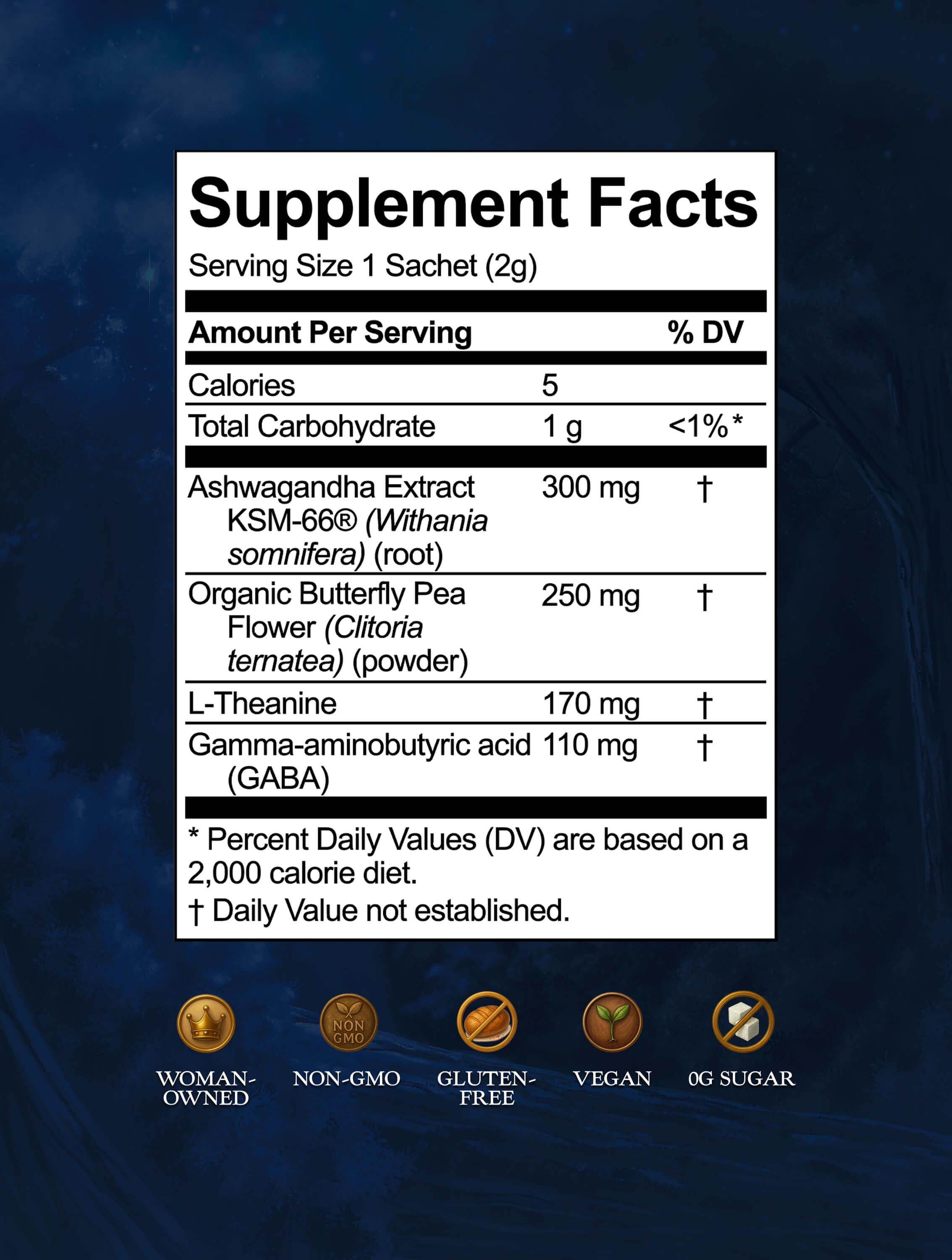 Elixir of Serenity | Velvet Hammer | Calming Functional Drink Mix